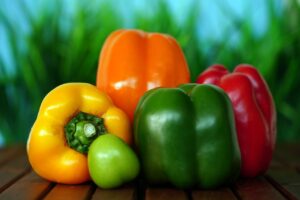 colorful bell peppers for quinoa stuffed bell peppers recipe