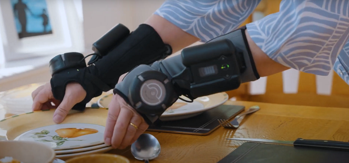 A Person wearing GyroGloves-one of the 6 proven life-saving health gadgets you need to have