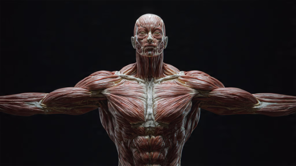 An image of the upper human male muscles-The Hidden Truth About Muscle Growth